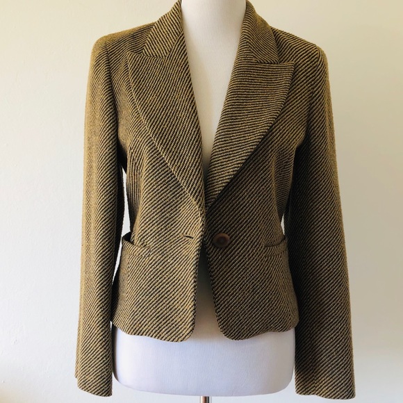 MaxMara Jackets & Blazers - MAXMARA TWEED BLAZER WITH POCKETS MADE IN ITALY